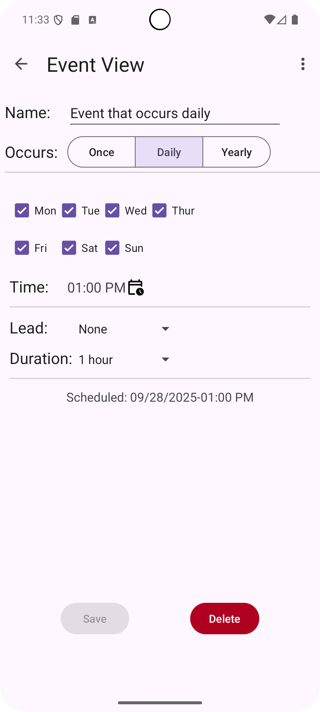 screen shot 3